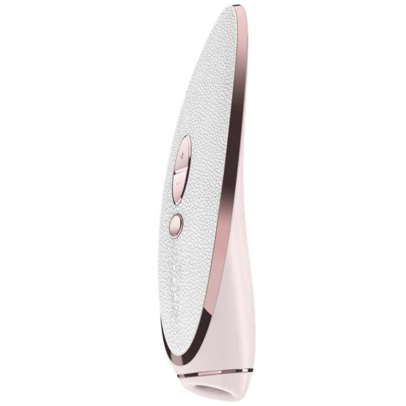 Satisfyer Luxury Prêt-à-porter klitorisstimulator i rosa och läder
