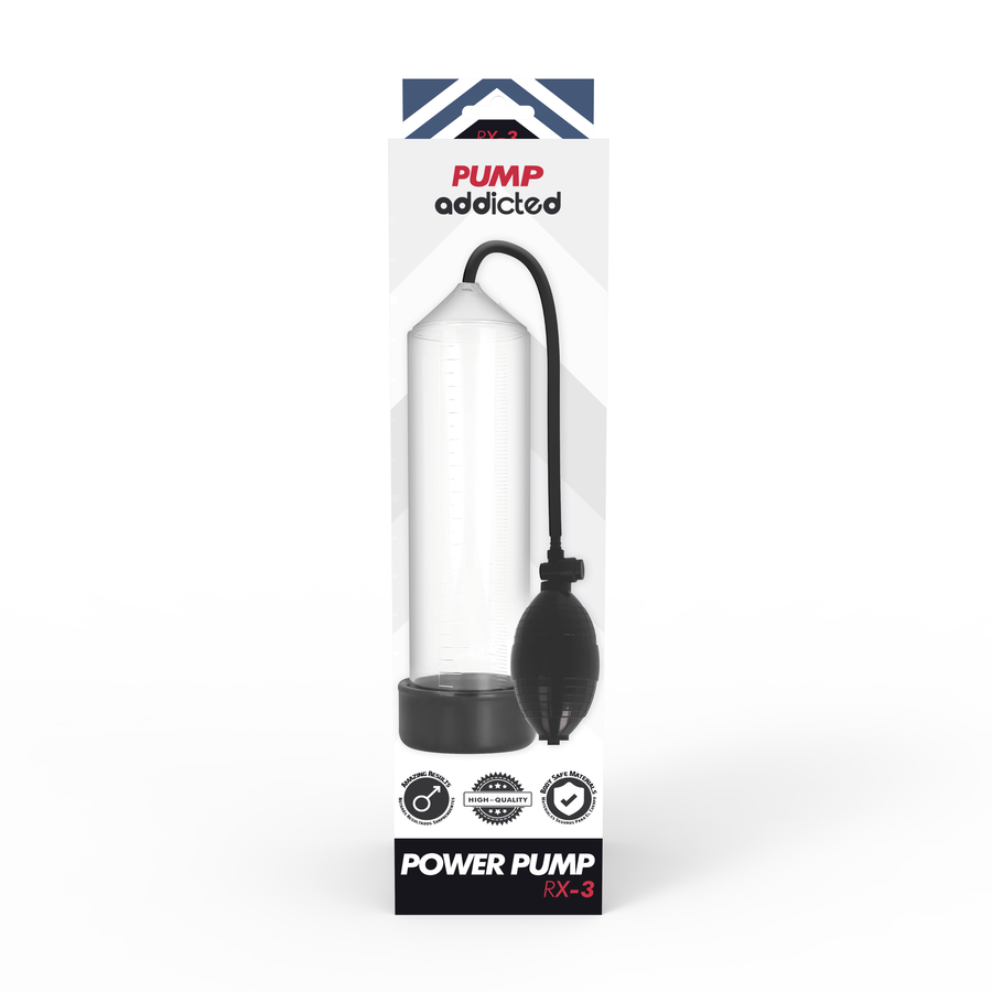 PUMP ADDICTED RX3 TRANSPARENT penispump