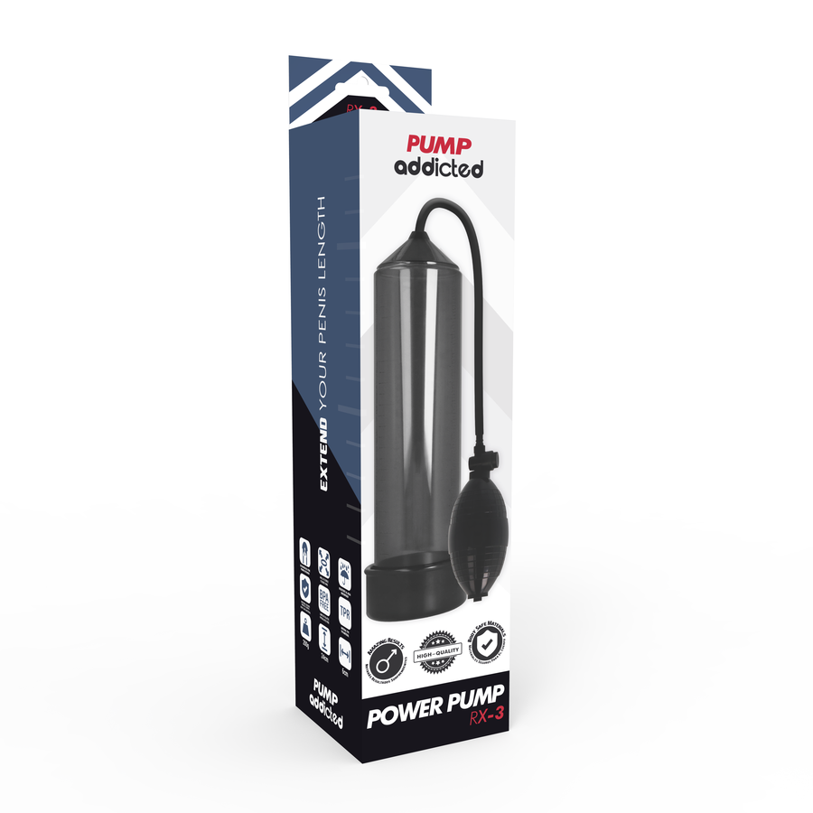 PUMP ADDICTED RX3 BLACK penis pump