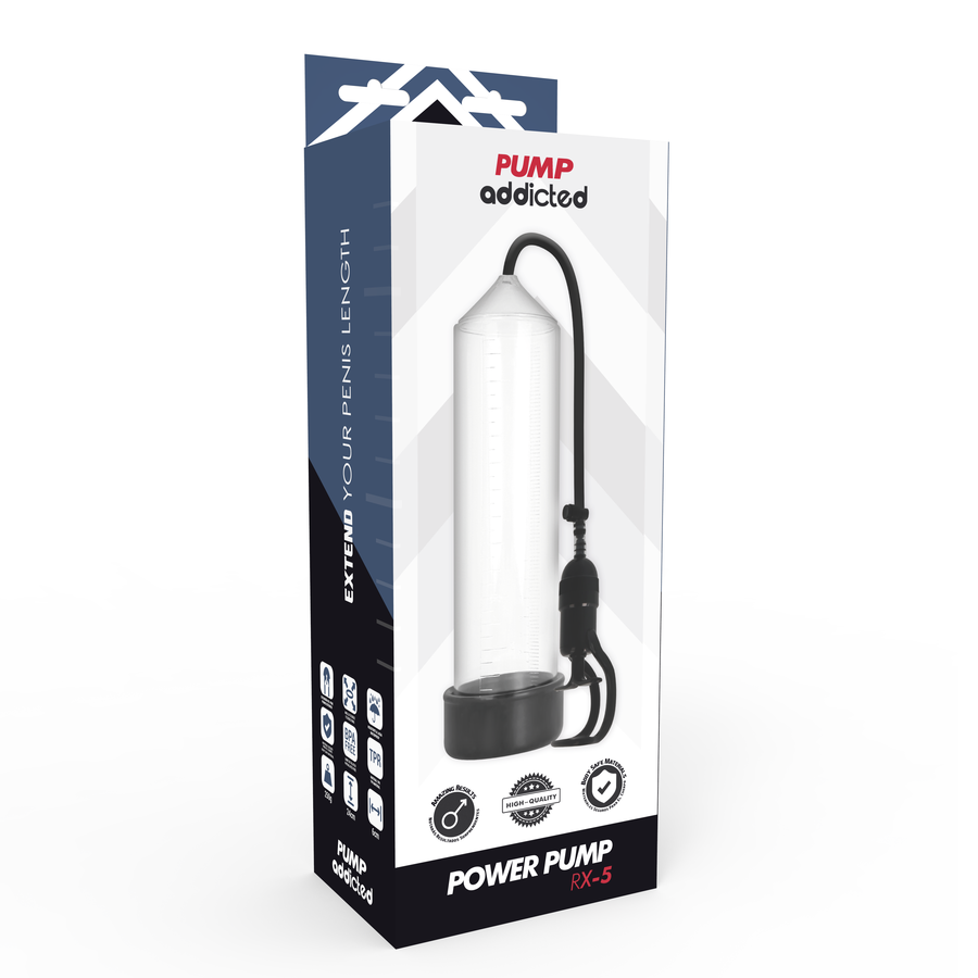 PUMP ADDICTED RX5 TRANSPARENT penispump
