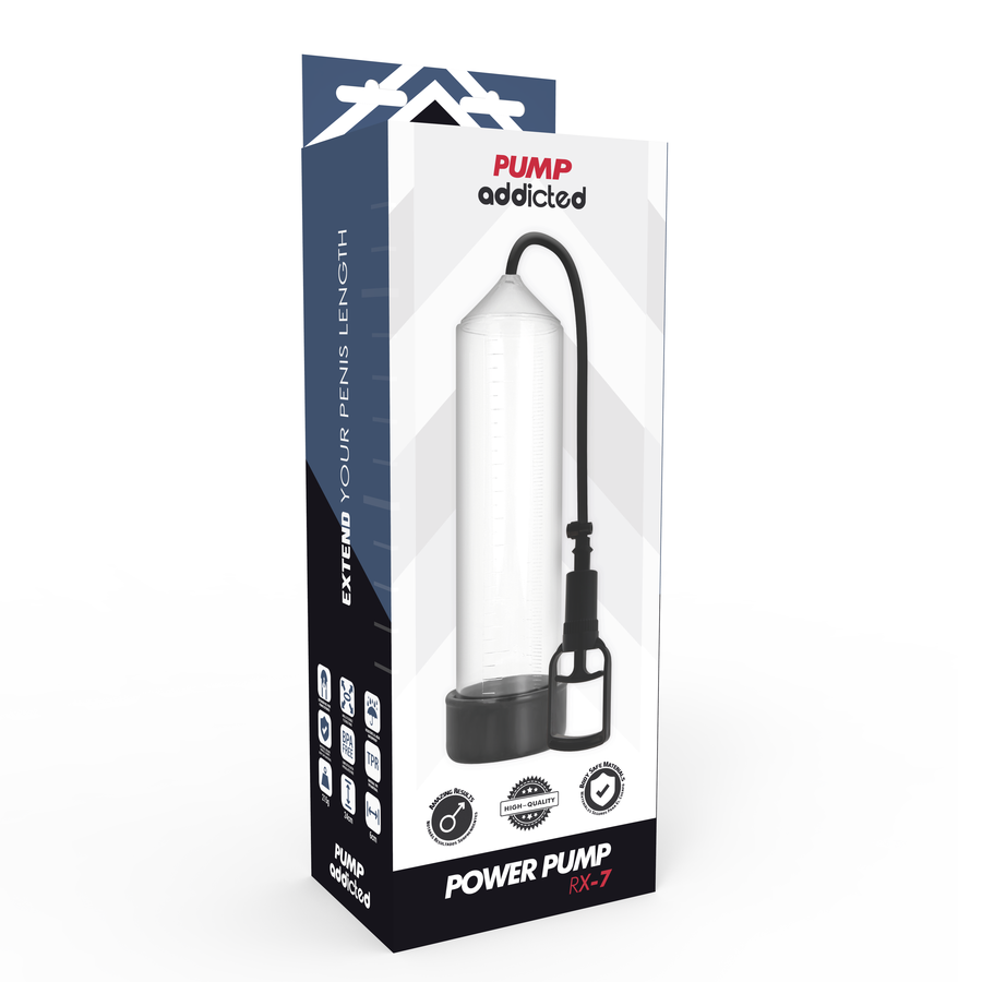 PUMP ADDICTED RX7 TRANSPARENT penisförstoringspump