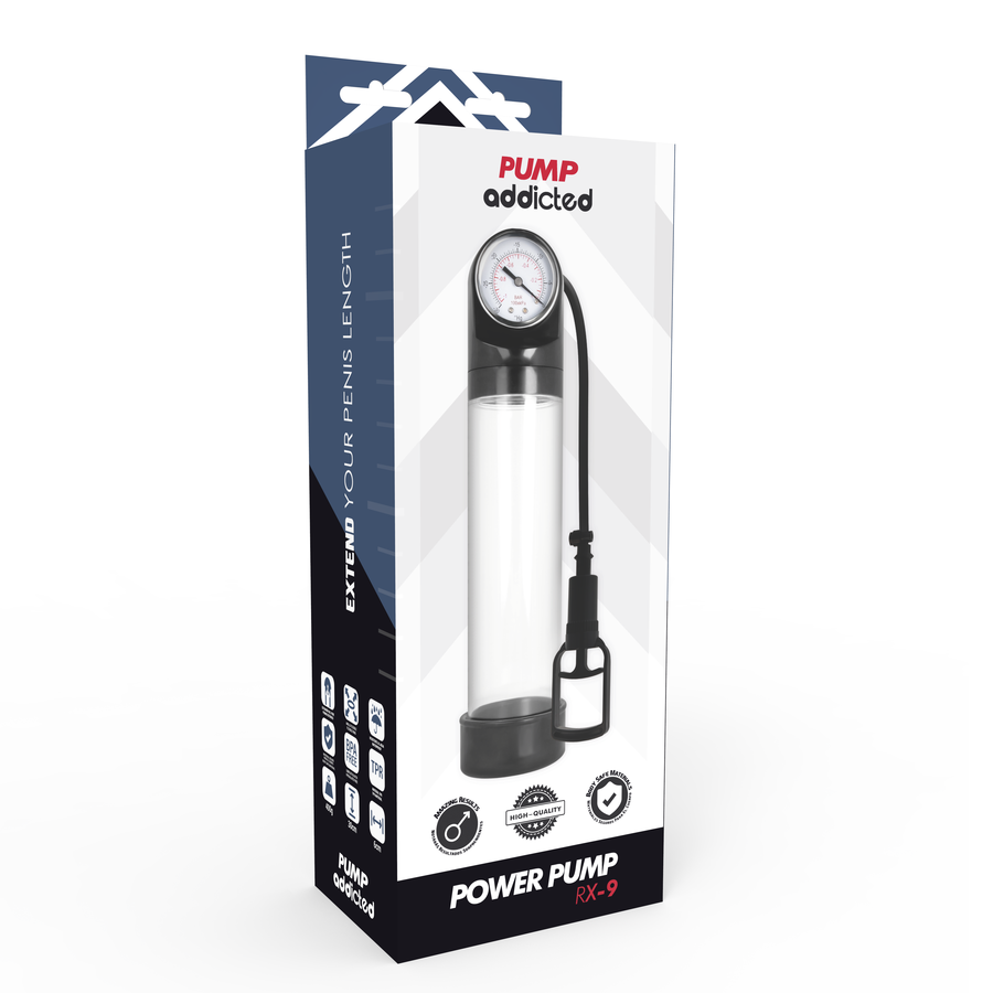 PUMP ADDICTED RX9 TRANSPARENT penispump