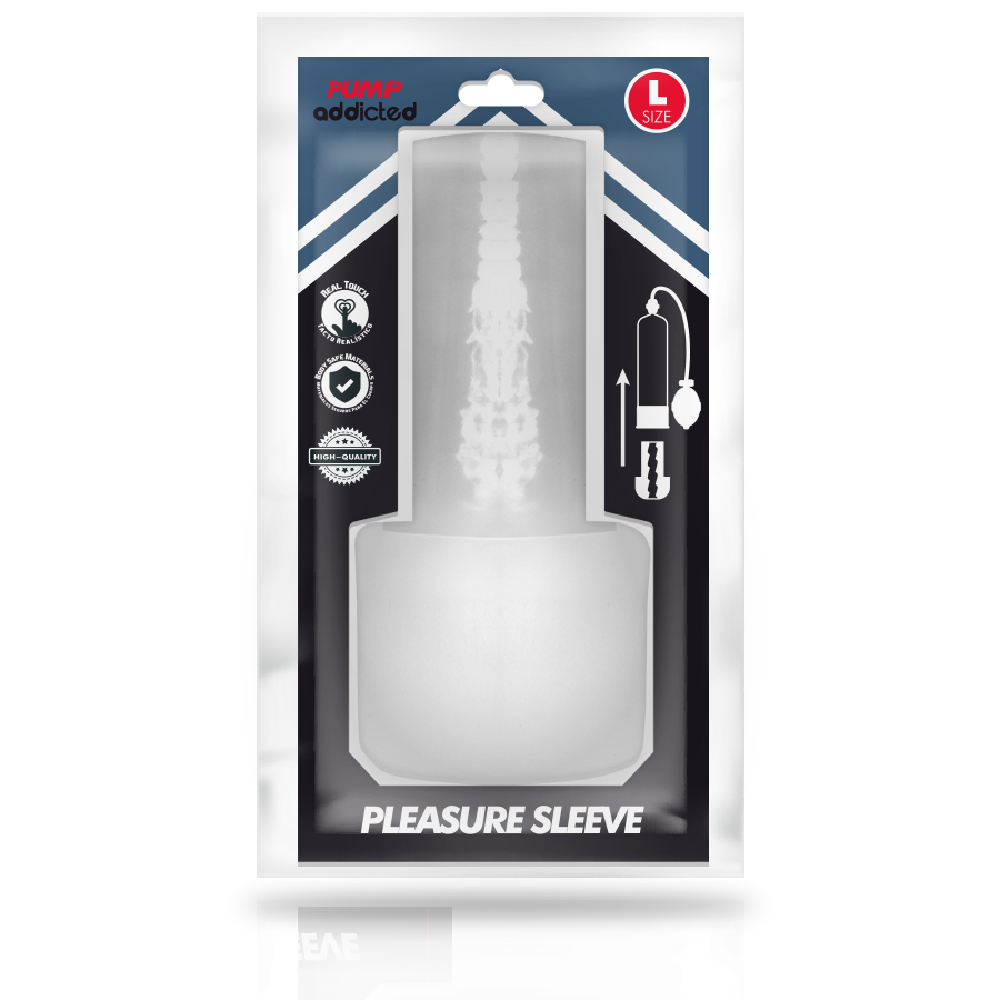 PUMP ADDICTED Pleasure Sleeve masturbator storlek L