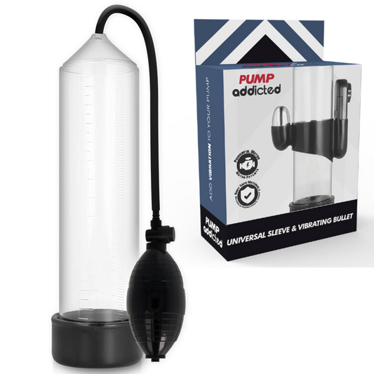 PUMP ADDICTED RX3 transparent vibrator