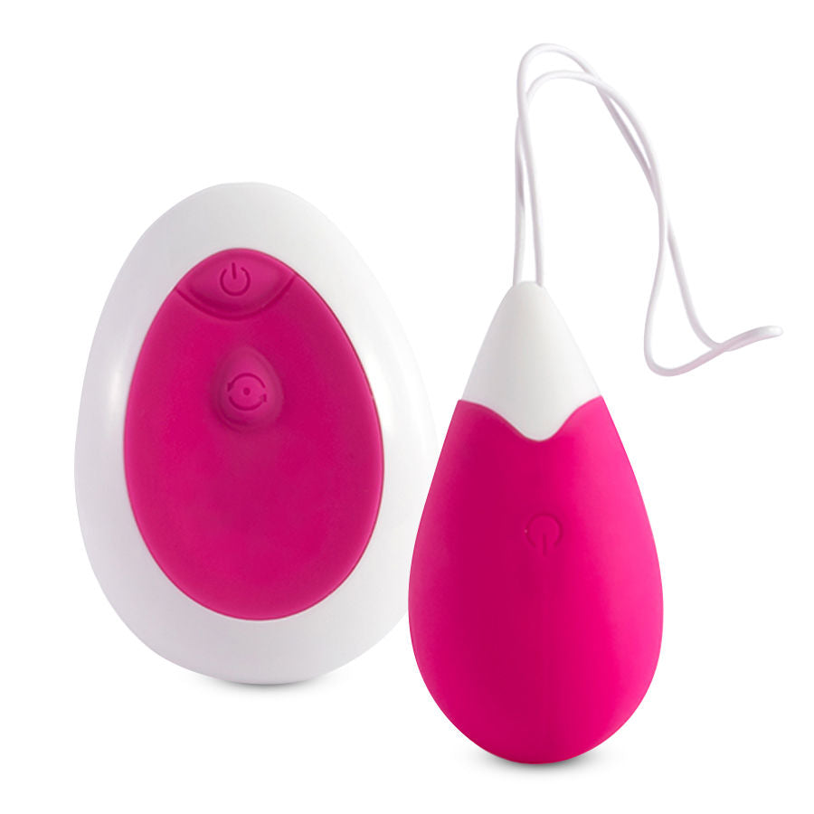 INTENSE Jan äggvibrator med fjärrkontroll i rosa