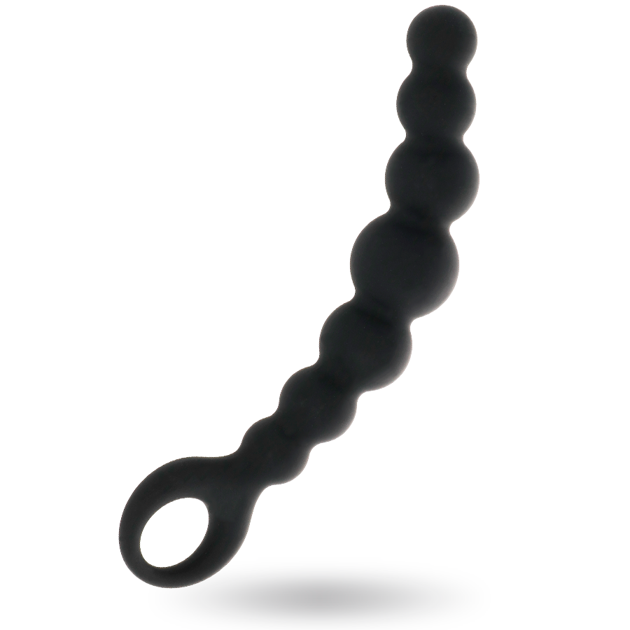Intense Anal Beads Max Black med 8 silikonbollar
