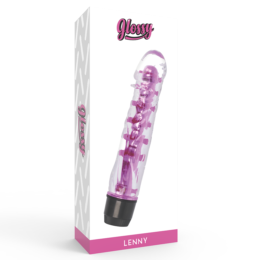 GLOSSY Lenny vibrator i rosa