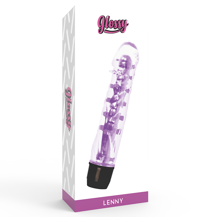 GLOSSY Lenny vibrator i lila