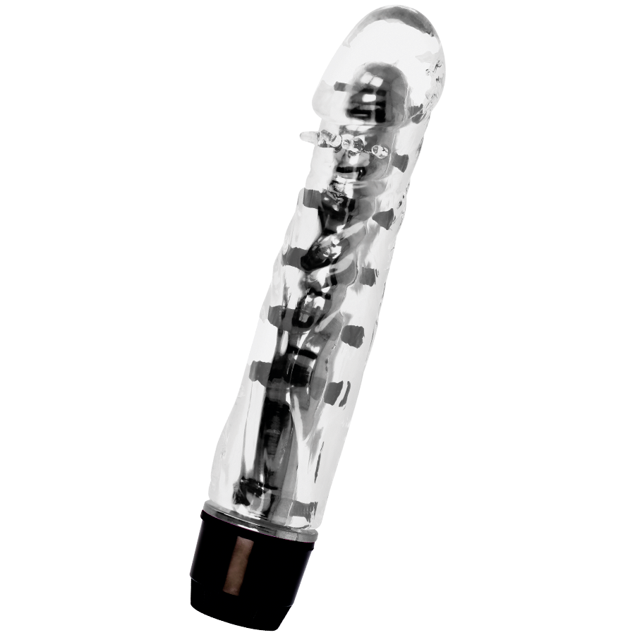 GLOSSY LENNY vibrator i svart