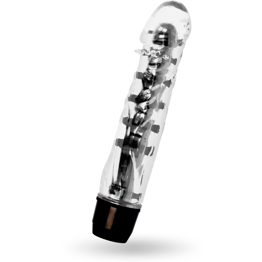 GLOSSY LENNY vibrator i svart