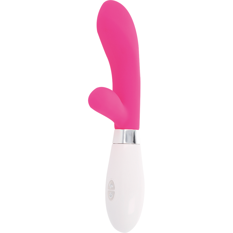 GLOSSY Jackson Rabbit Pink silikonmassager
