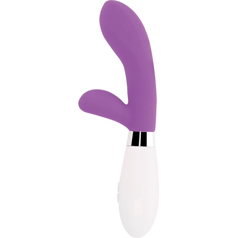 GLOSSY Jackson Rabbit Purple silikonmassagerare