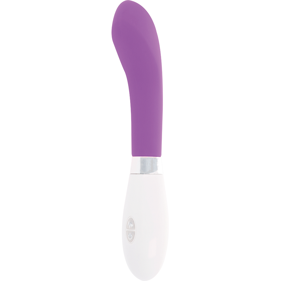 Lila GLOSSY John vibrator med ergonomisk design