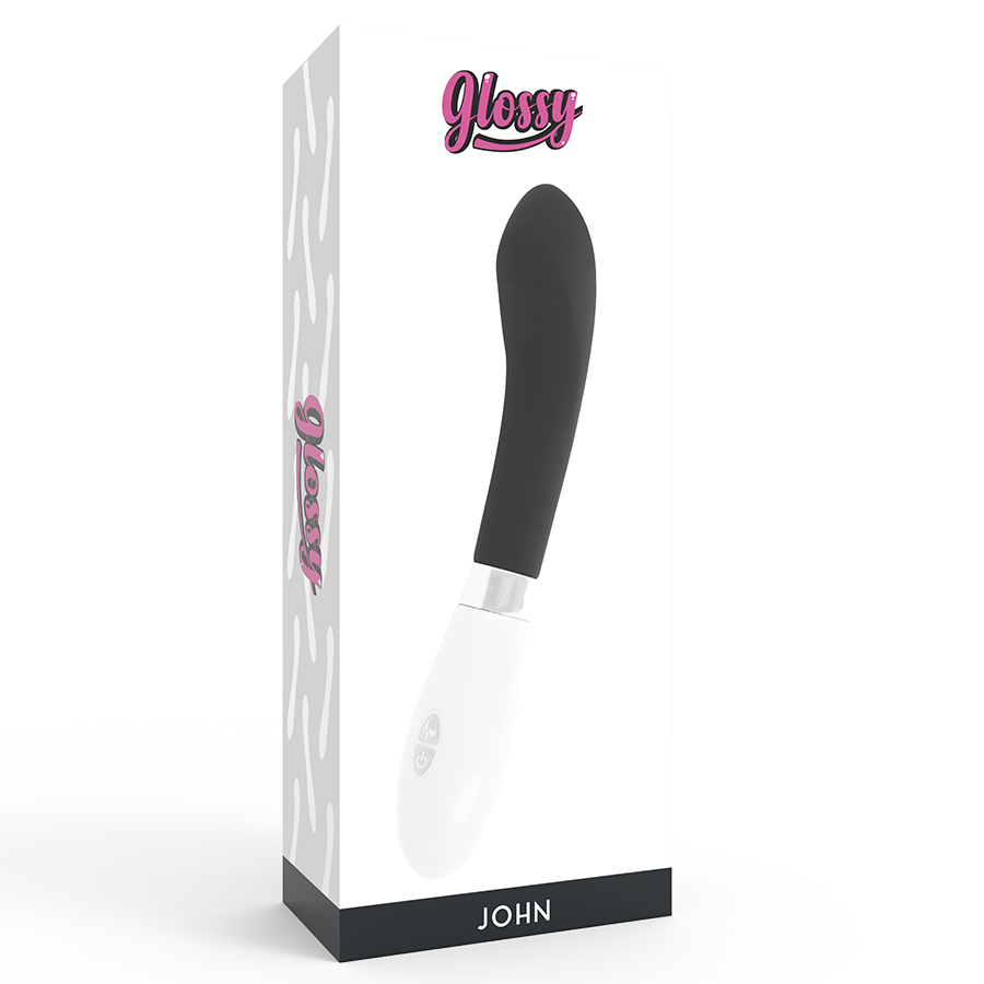GLOSSY John vibrator i svart