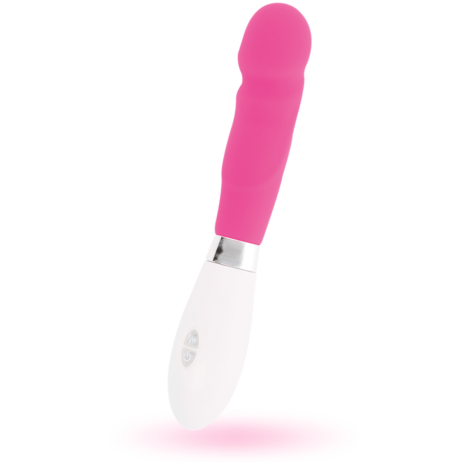 GLOSSY Paul Vibrator i rosa med realistisk form