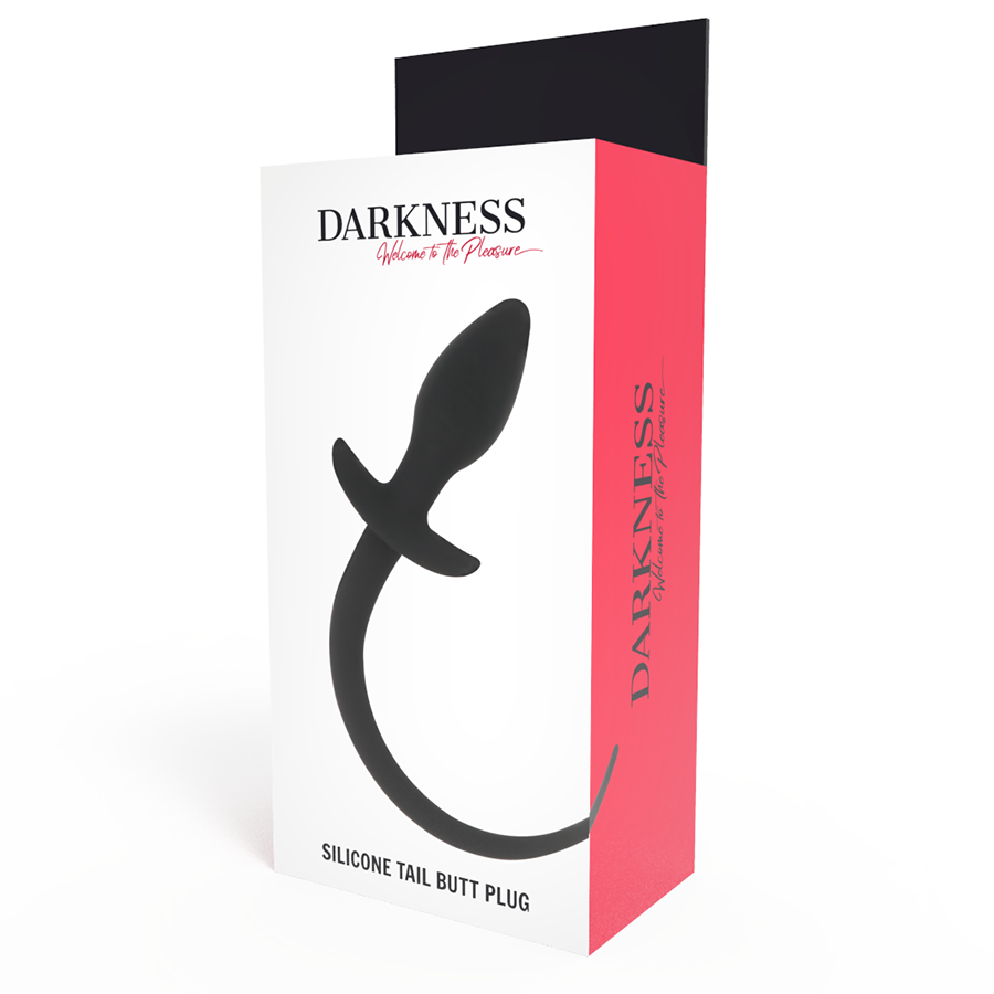 DARKNESS - ANAL PLUG 28 CM SVART SILIKON