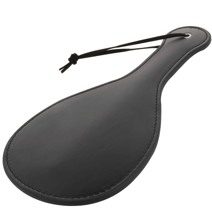 DARKNESS rundad svart fetischpaddle
