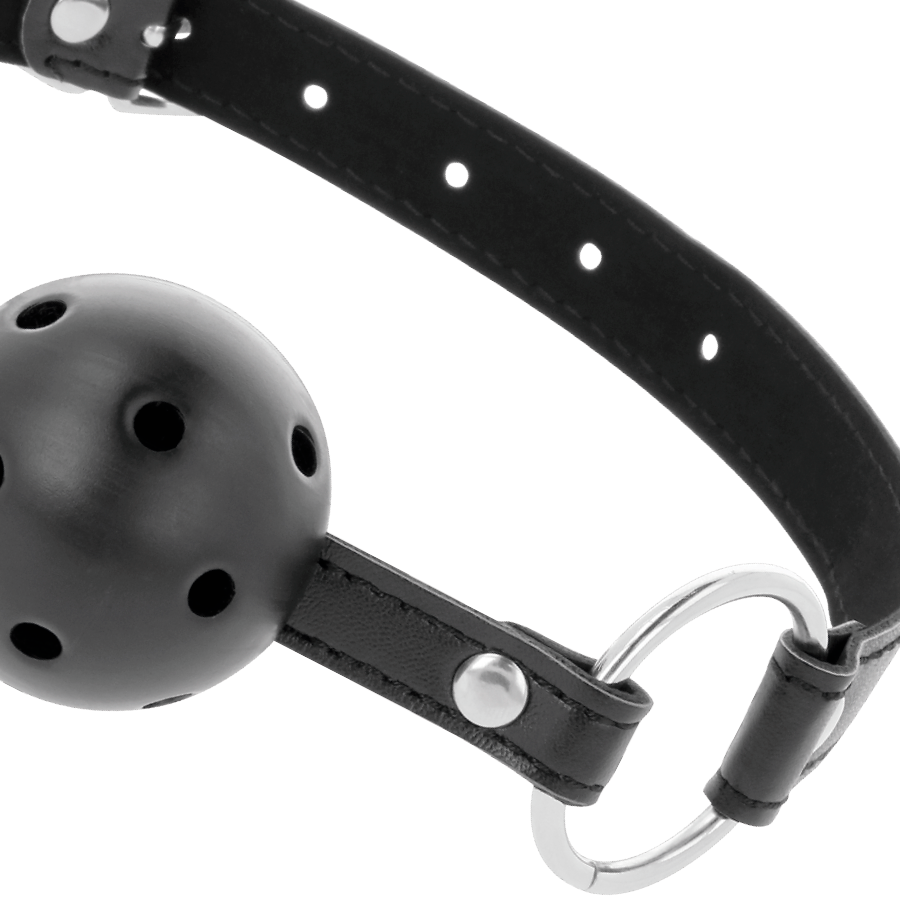 DARKNESS - Svart Andningsbar Ballgag