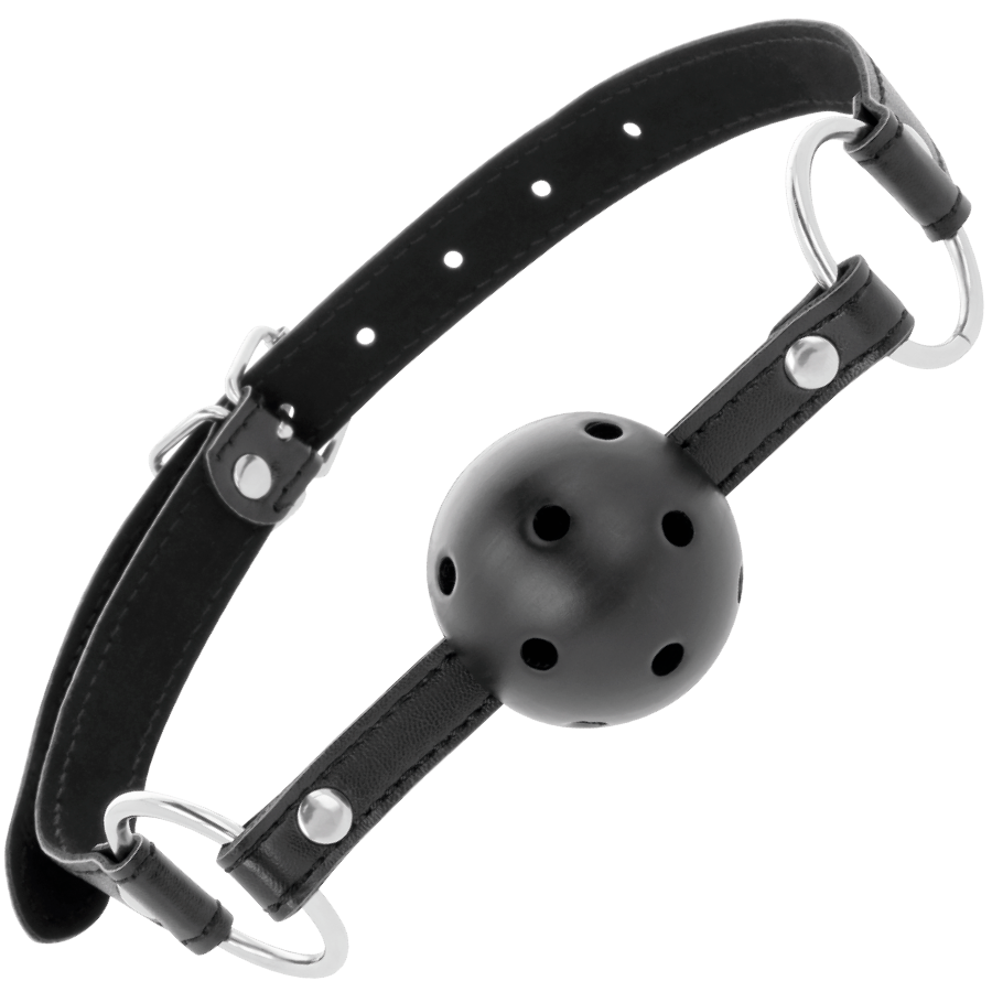 DARKNESS - Svart Andningsbar Ballgag