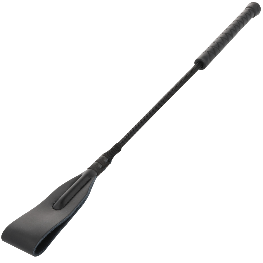 DARKNESS läderpisk 45 cm för fetishlekar