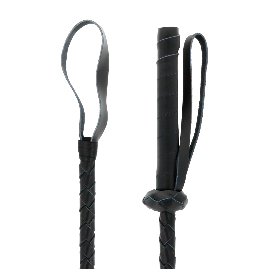 DARKNESS läder fetish BDSM pisk 60 cm