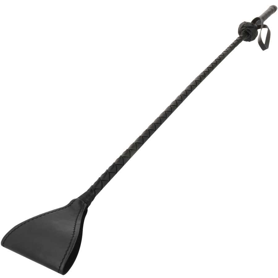 DARKNESS Black Whipper Whip för fetishlekar