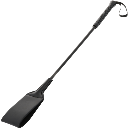 DARKNESS Fetish Black Wide BDSM Riding Crop