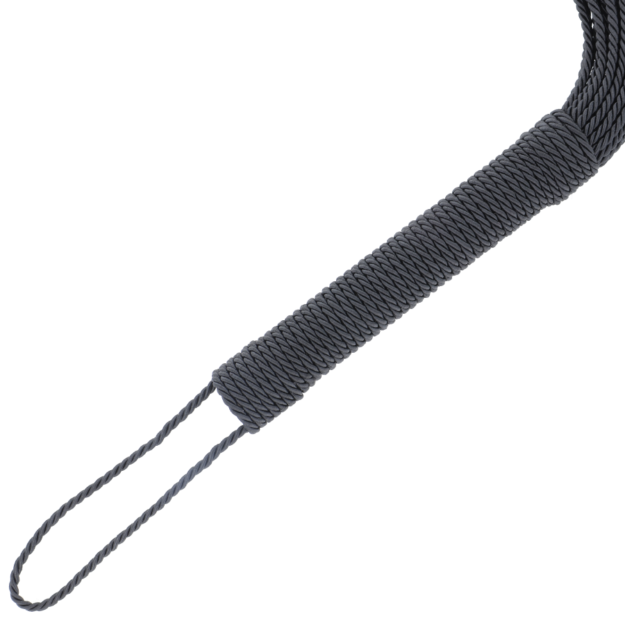 Svart bondagepiska 50cm från DARKNESS