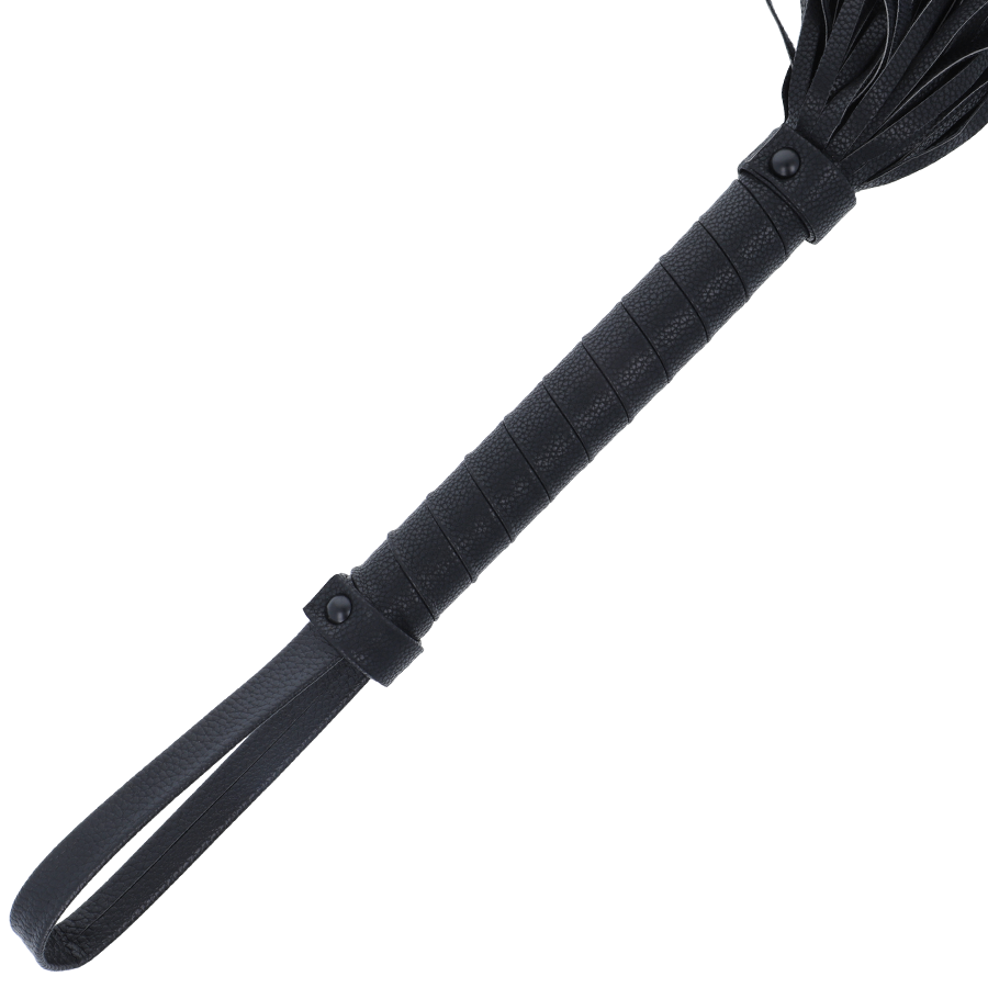 DARKNESS - SVART BONDAGEPIFF 42CM LÄDER