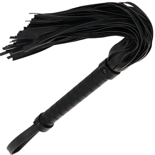 DARKNESS - SVART BONDAGEPIFF 42CM LÄDER