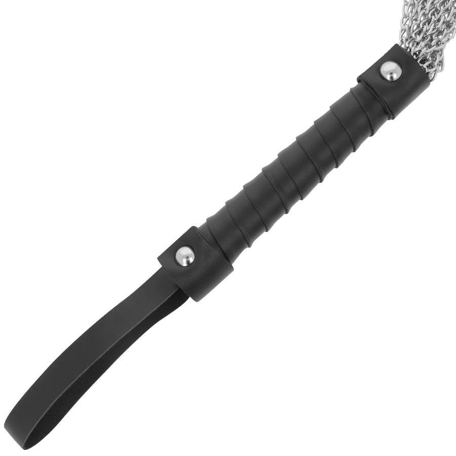 DARKNESS BDSM Metal Bondage Whip i svart metall