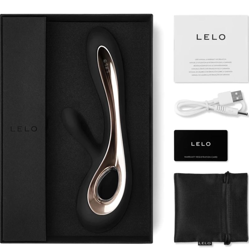 LELO Soraya 2 Black Rabbit Vibrator