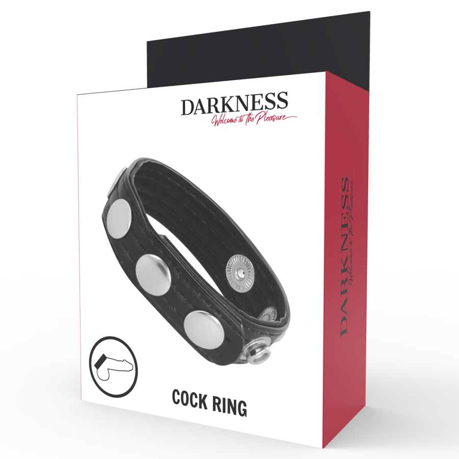 DARKNESS - Läder Erektion Ring