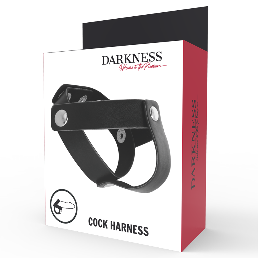 DARKNESS hudring för penis och testiklar