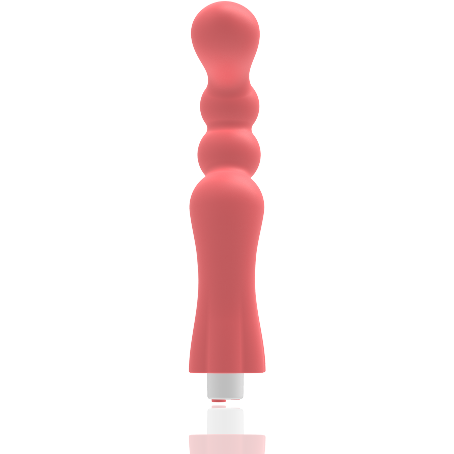 G-SPOT Gohan vibrator i lätt röd färg