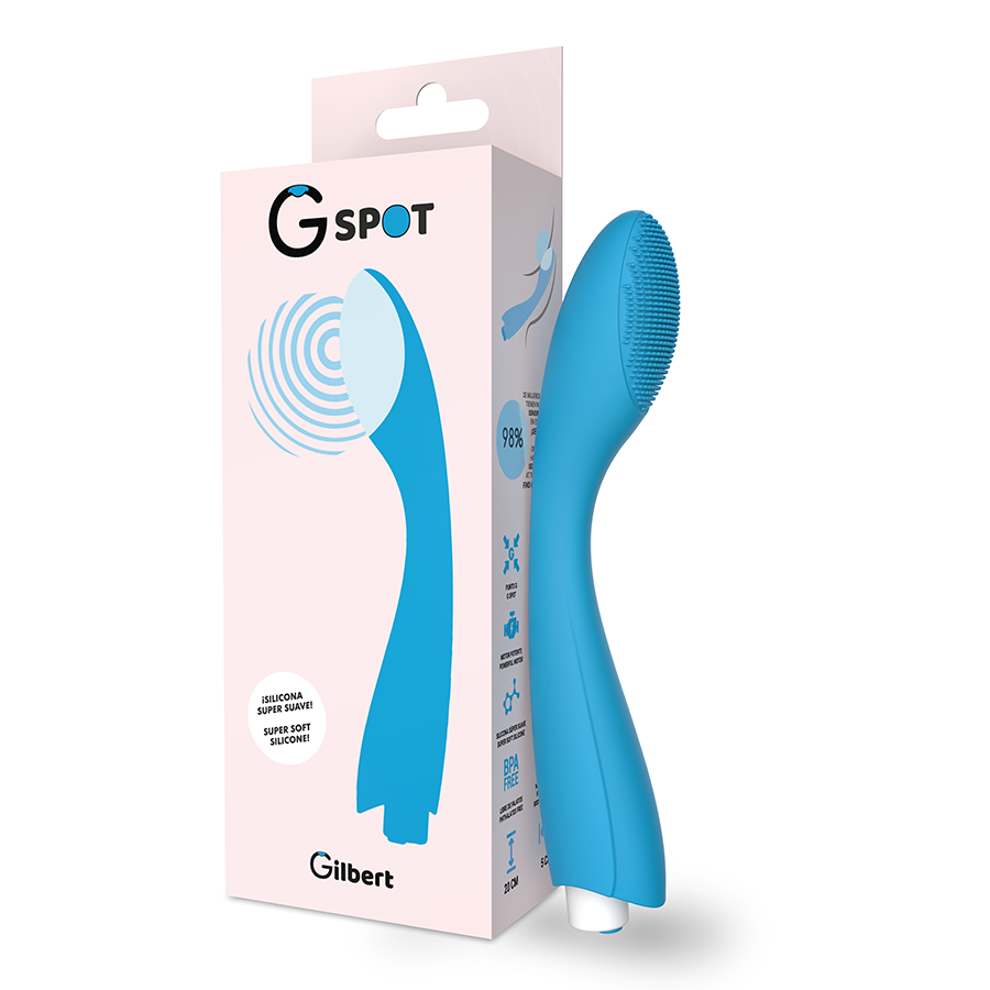 G-SPOT Gylbert turkosblå G-spot vibrator