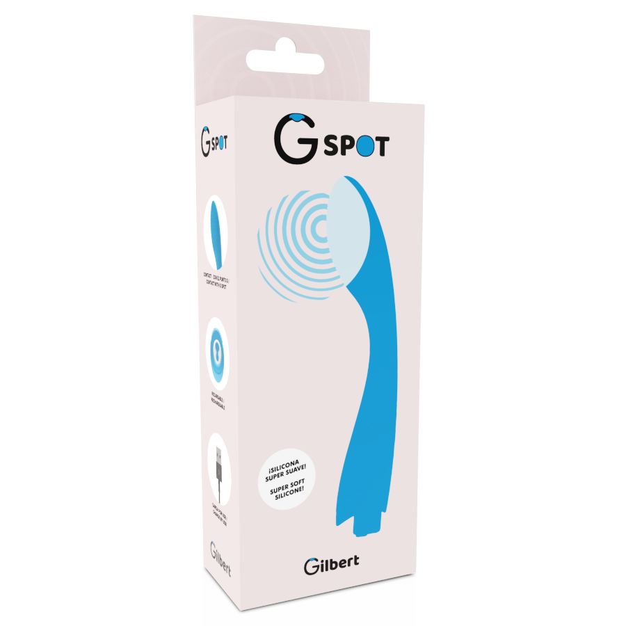 G-SPOT Gylbert turkosblå G-spot vibrator