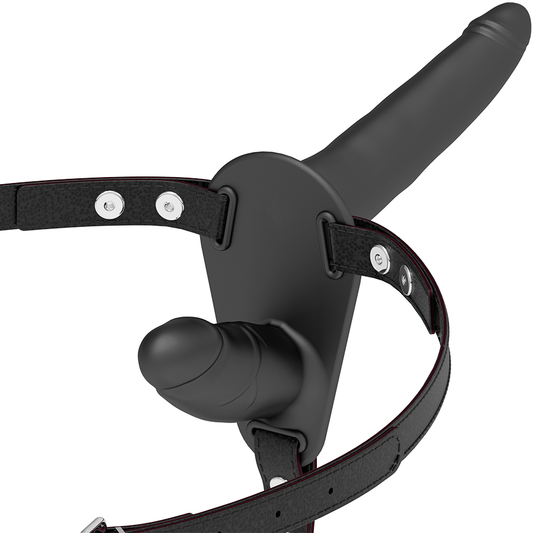 FETISH SUBMISSIVE HARNESS - SVART DUBBEL PENETRATION