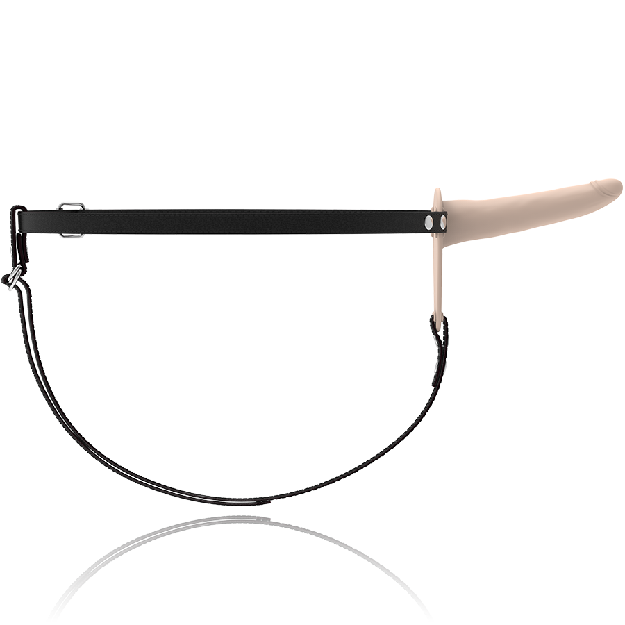 Fetish Submissive Harness i köttfärgad silikon 15 cm