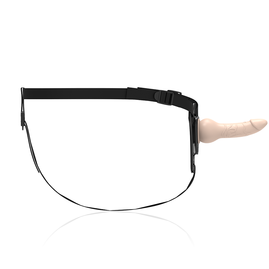 FETISH SUBMISSIVE HARNESS - KÖTTREALISTISK SILIKON 16 CM