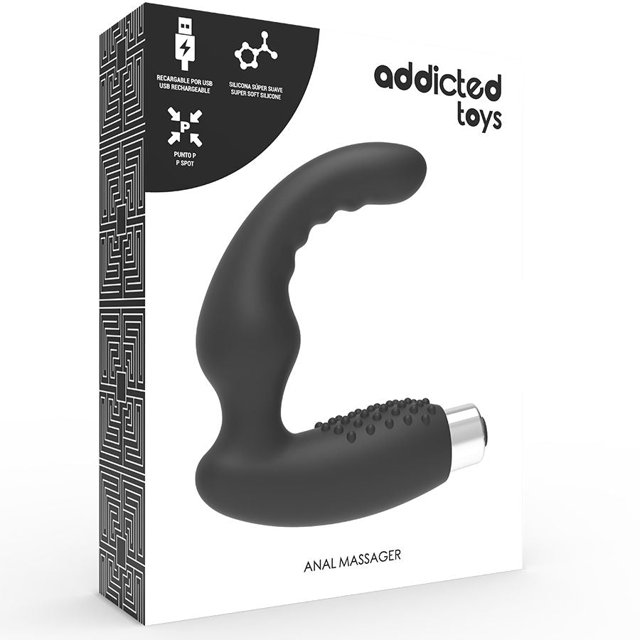 ADDICTED TOYS prostatavibrator Model 2 i svart