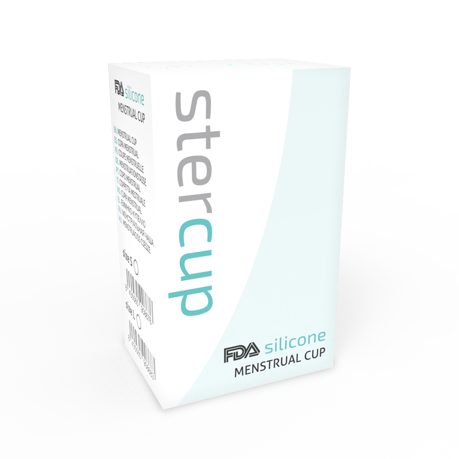 STERCUP menstruationskop i rosa silikon storlek L