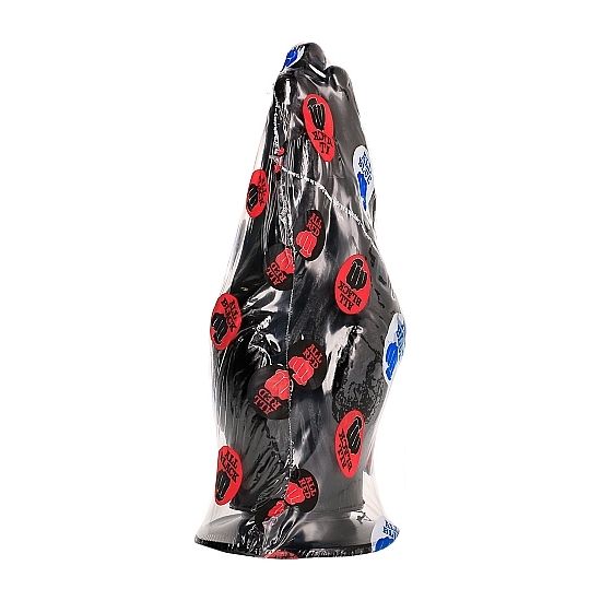 ALL BLACK DILDO FISTING 21 CM i svart PVC