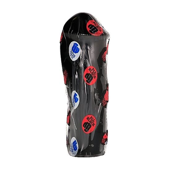All Black realistisk dildo 20 cm