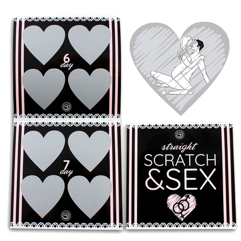 Scratch & Sex spel för heterosexuella par från Secret Play