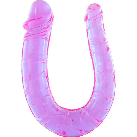 SEVEN CREATIONS - Penis med två flexibla geléhuvuden