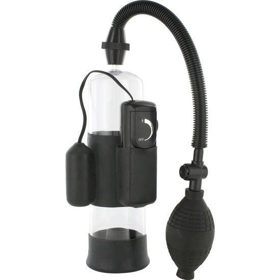Erektionpump med vibrator från Seven Creations