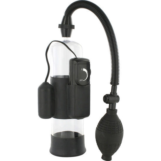 Erektionpump med vibrator från Seven Creations