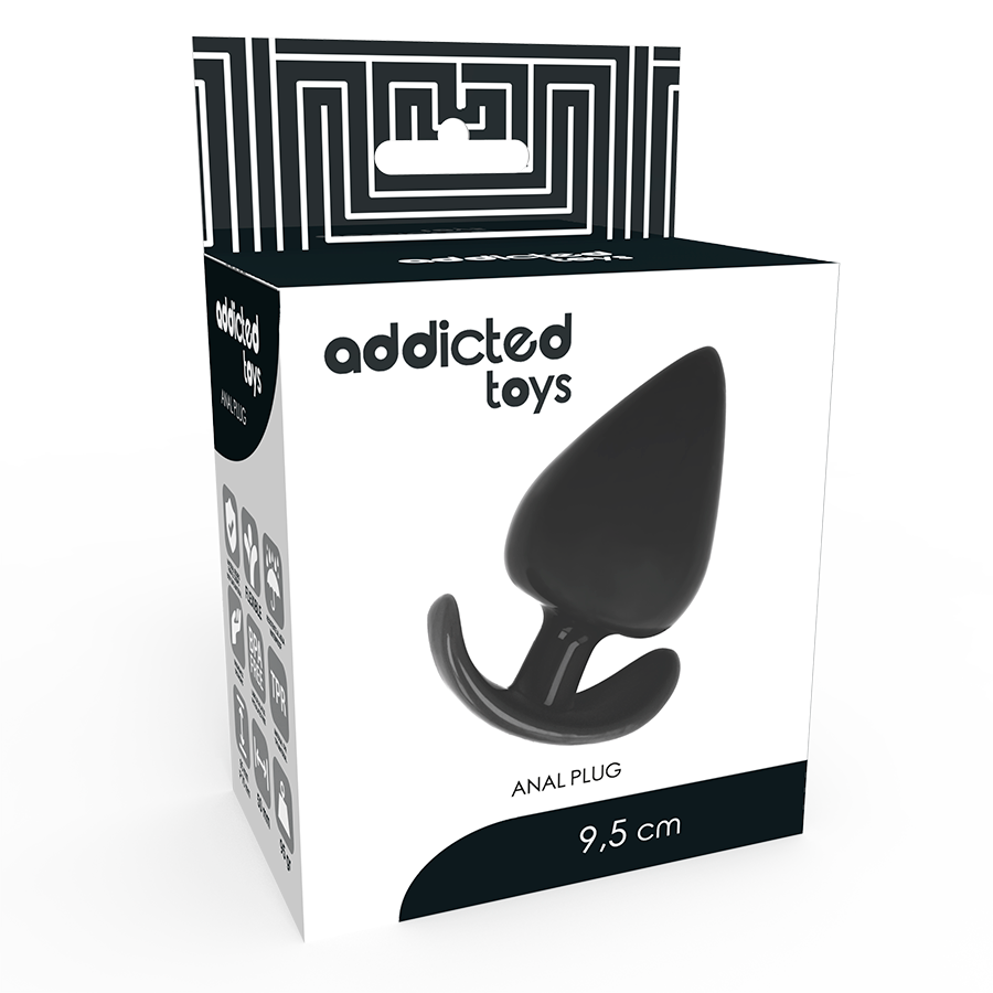 ADDICTED TOYS anal plug 9.5 cm i mjuk silikon