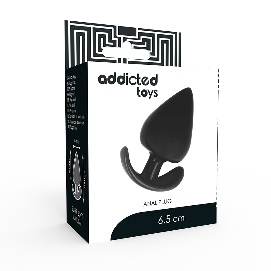 ADDICTED TOYS anal plug 6.5 cm i mjuk silikon